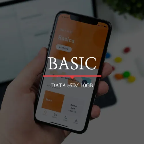 Korea Prepaid eSIM 10GB - 7, 15 or 30 Days