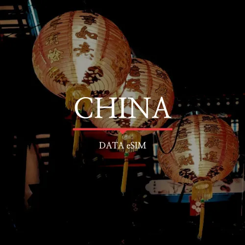 Prepaid eSIM in China – Data only